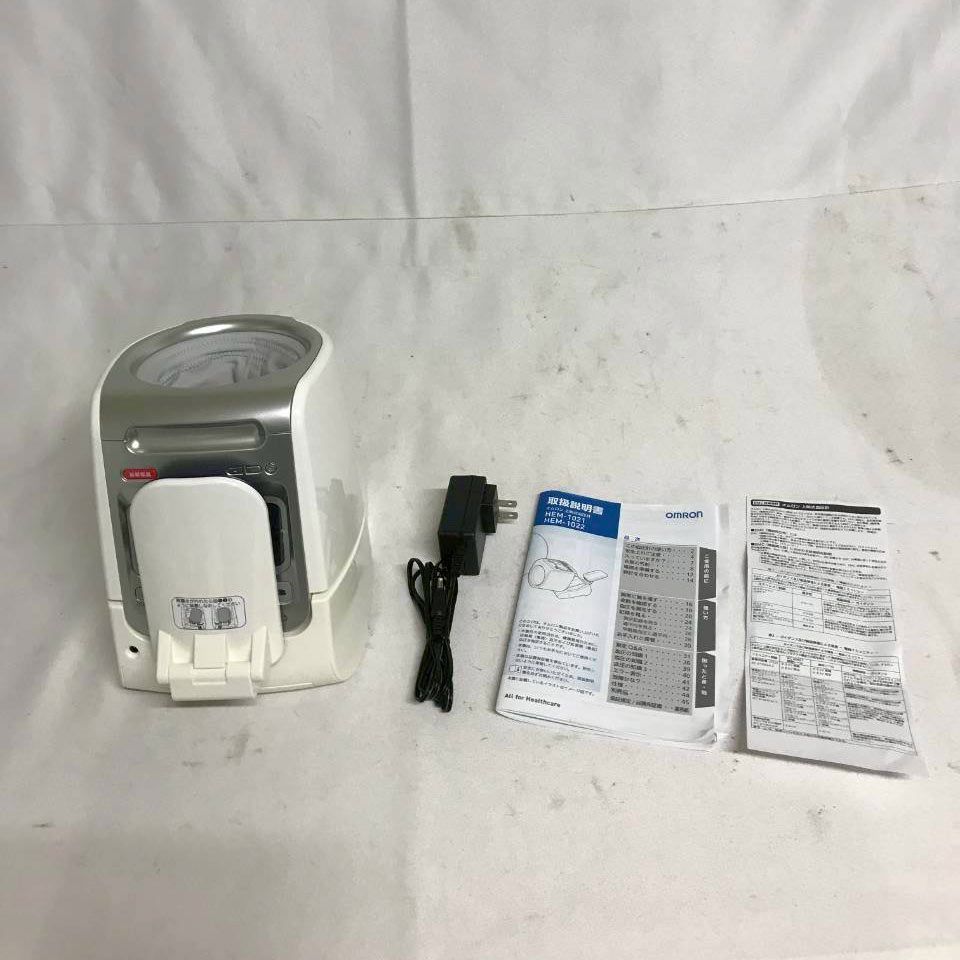 北見市発 オムロン OMRON オムロンデジタル自動血圧器 HEM-1021 上腕式 腕帯一体型