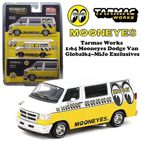Tarmac Works 1:64 MOONEYES Dodge Van 【ムーンアイズ】ミニカー