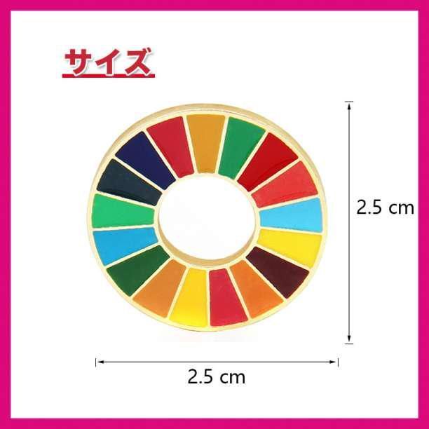 SDGs ピンバッジ　17色フルセット　限定ポストカード　冊子付き 特殊紙ポストカード | グッズ印刷 | 同人誌印刷と同人グッズ印刷