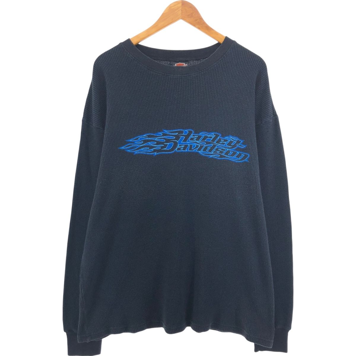 古着 ハーレーダビッドソン Harley-Davidson プリント サーマルロンT