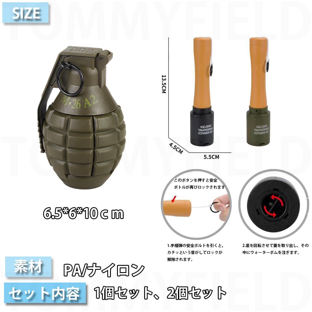TOMMYFIELD グレネード 手榴弾 サバゲー スフ?リンク?式