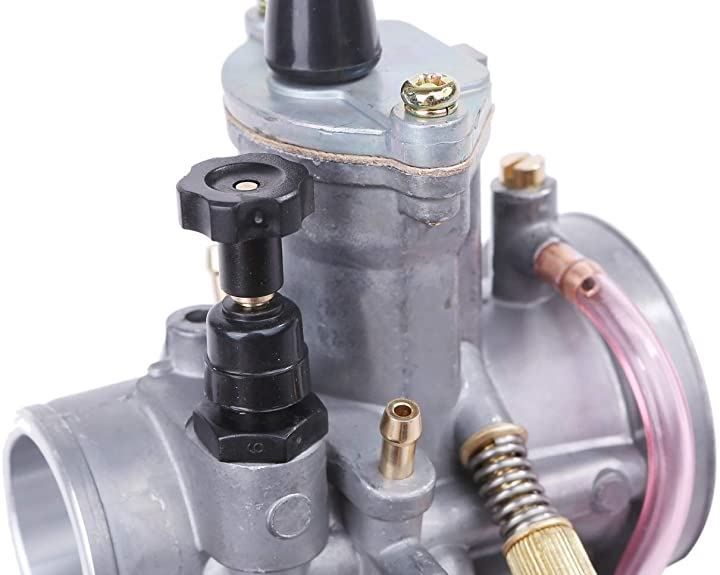 IC carburetor 互換品キャブレター ケイヒン PWK28 タイプ KDX125 200SR スーパーシェルパ KSR50/80/110 250TR KLX125 Dトラッカー125 等(黒 銀 カウル サイド スタンド サーモ バ)