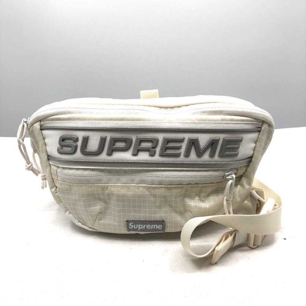 【中古】Supreme 23AW Waist Bag ホワイト ウエストバッグ シュプリーム[17]