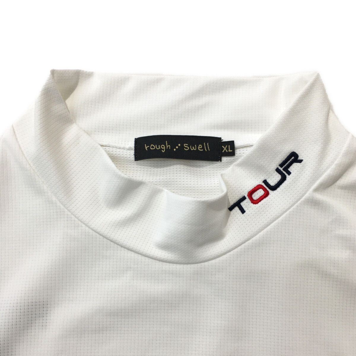 中古 メンズ ラフ＆スウェル rough&swell 半袖シャツ XL 白 モック