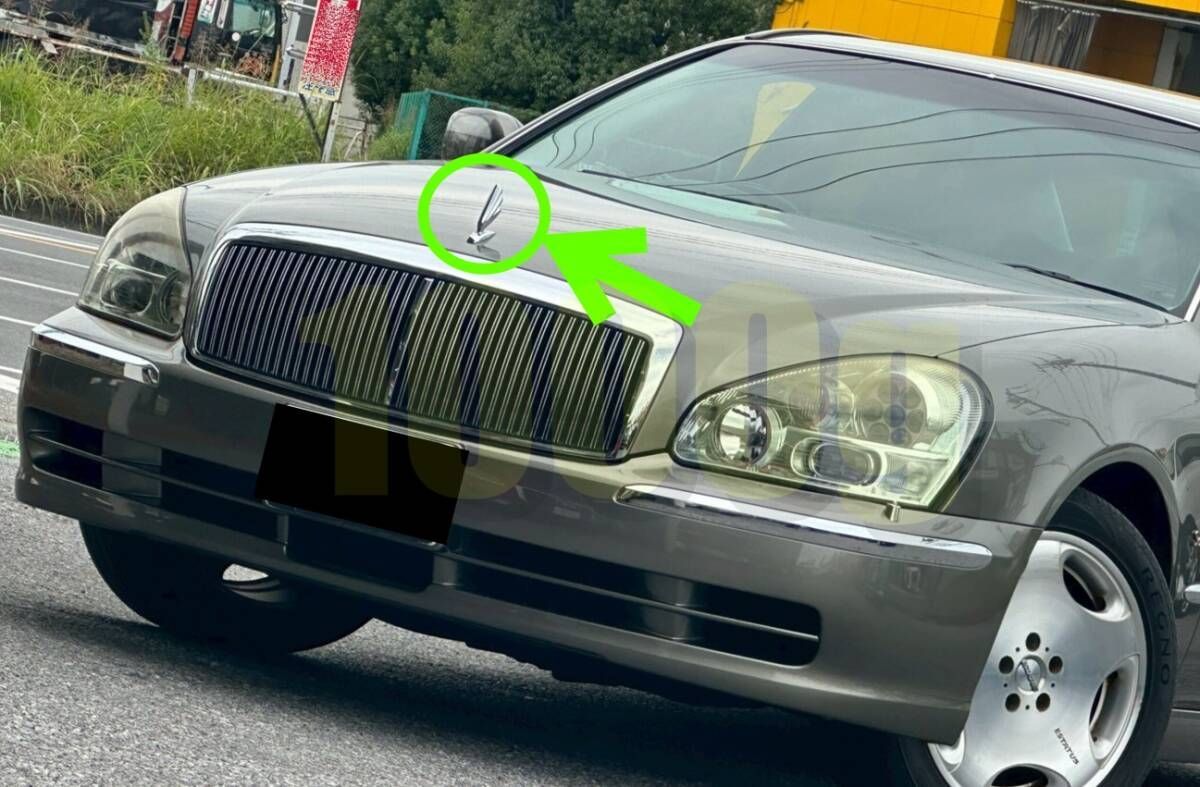 日産純正 NISSAN 超 品 プレジデント F50 フード オーナメント ボンネット PGF50 2003 10-2008 2 マスコット