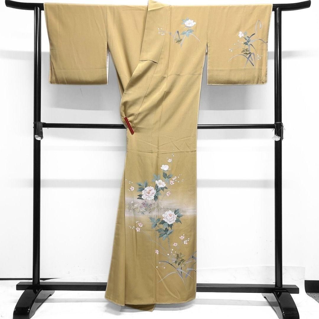 金彩　牡丹　梅花　霞　訪問着　着物　101a p 金彩 牡丹 梅花 霞 訪問着 着物 101a p - メルカリ