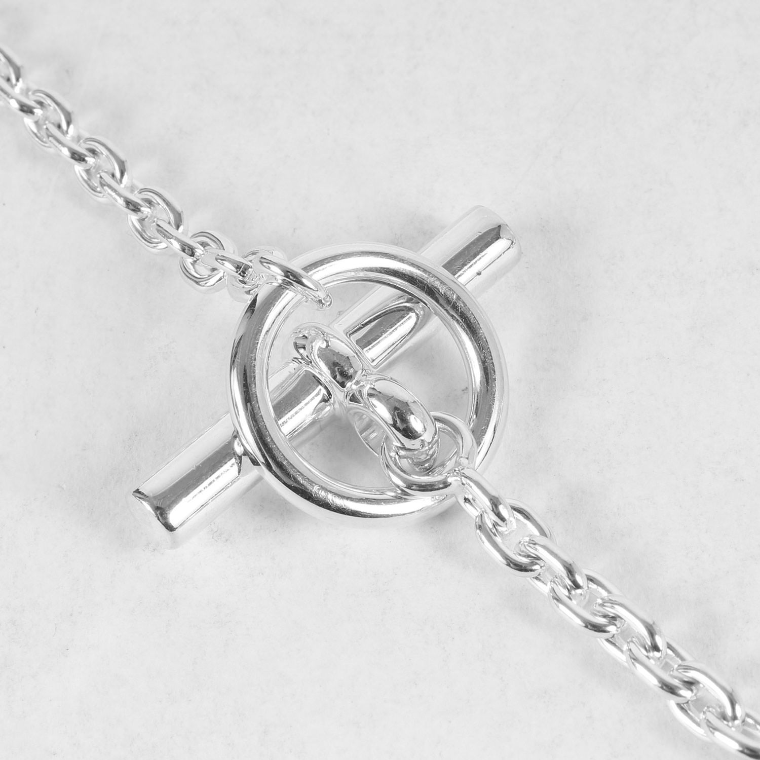 美品 HERMES エルメス サイズ:80 ファランドール ロング ネックレス 80