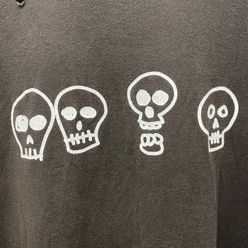 S*O様 NUMBER (N)INE 05SS ナイト期 スカルプリントダメージ NUMBER (N)INE 05SS ナイト期 スカルプリント ダメージ半袖Tシャツ