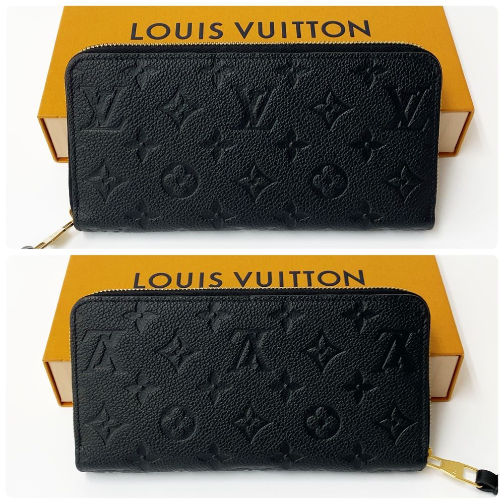 【新品に近い】ルイヴィトン アンプラント ジッピーウォレット 長財布 ノワール LOUIS VUITTON アンプラント長財布ルイヴィトン ノワール