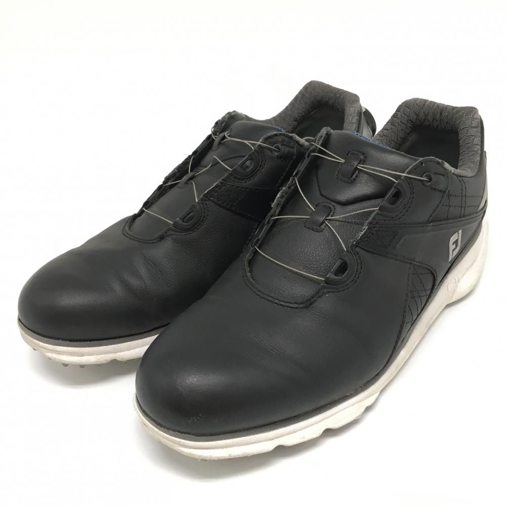 SALE20％OFF【美品】フットジョイ ゴルフシューズ 黒 53124J BOA PRO/SL スパイクレス メンズ 26.5 ゴルフウェア FootJoy