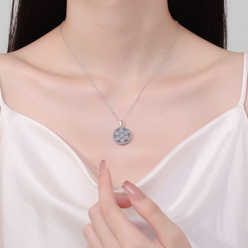 モアッサナイト ネックレス ペンダント 1.185ct シルバー925