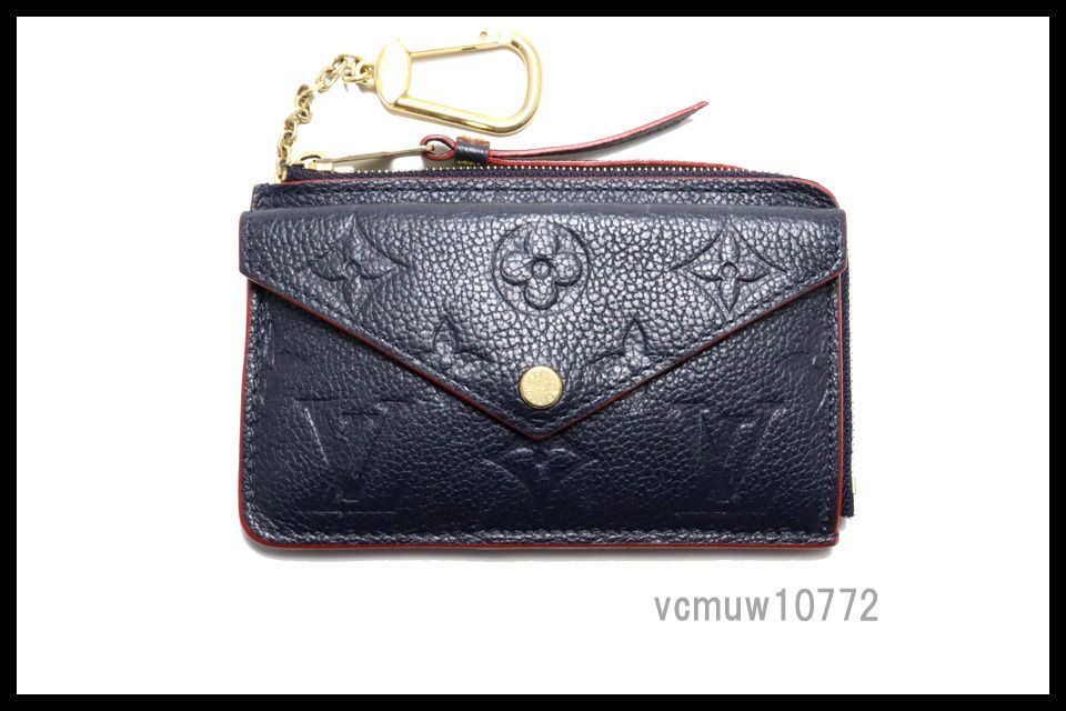 シリアル消え 放出 LOUIS VUITTON モノグラム ポルトカルトレクトヴェルソ レザー コインケース ルイヴィトン 1002ce6596451