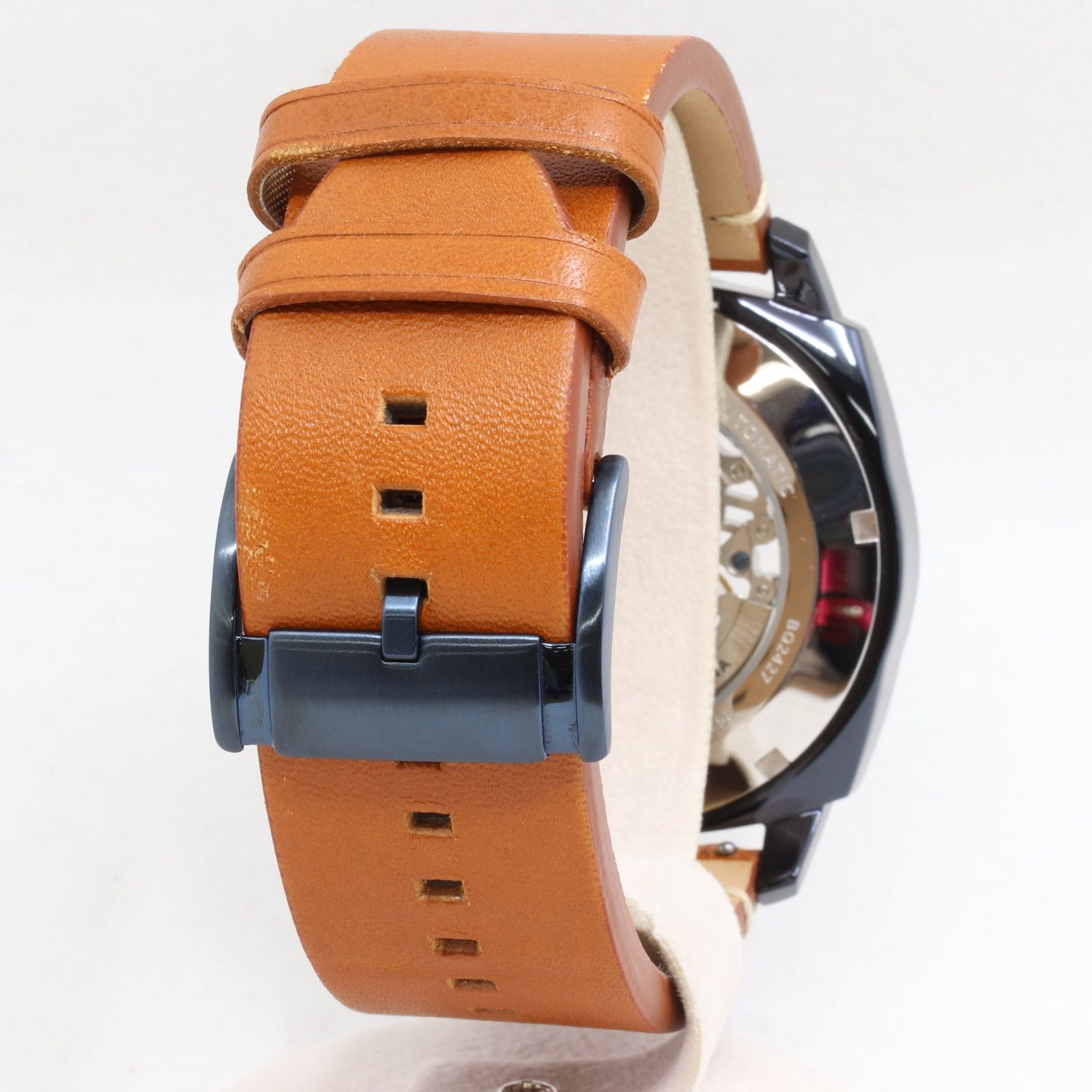 ITYSBIB6P3NE Fossil フォッシル メンズウォッチ スケルトン SS|革|AT シルバー文字盤 BQ2427 腕時計 缶ケース