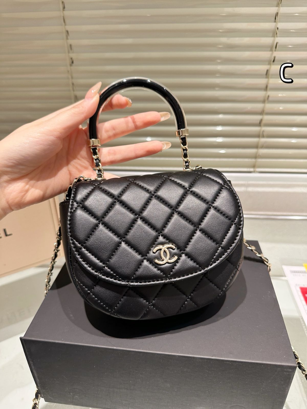 ≪25B★≫CHANEL チェーンハンドバッグ ハンドル シャネル(CHANEL) チェーン ハンドバッグ | 通販・人気