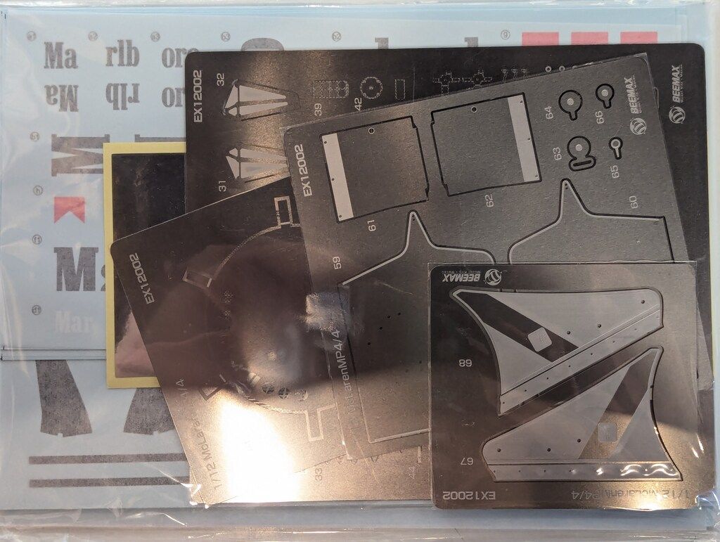 Beemax/PLATZ 1/12 ディテールアップパーツ McLaren MP4/4 '88 WORLD