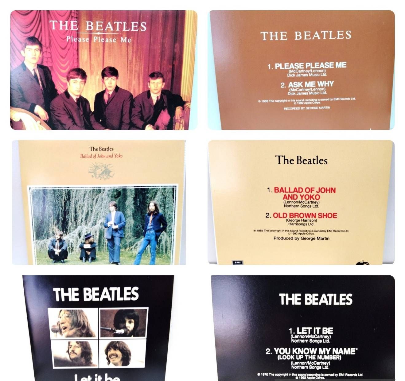 1118 The Beatles ザ・ビートルズ CD Singles Collection CD シングル