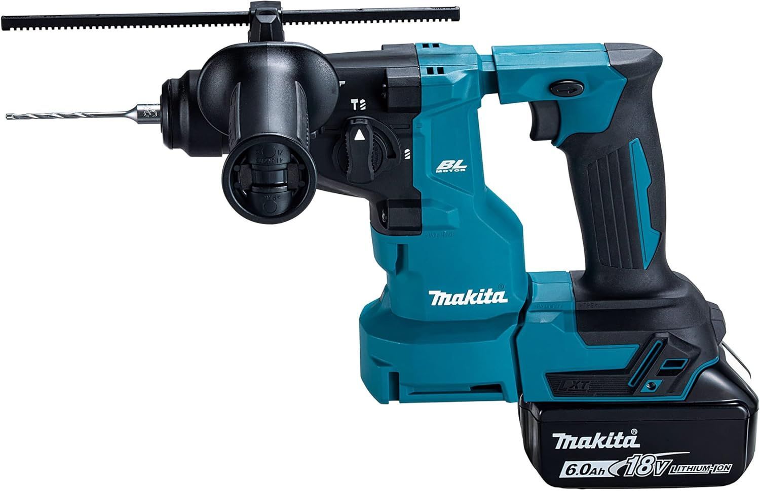 マキタ Makita 18mm充電式ハンマドリル 18V6Ah バッテリ2本 充電器 ケース付 HR183DRGX
