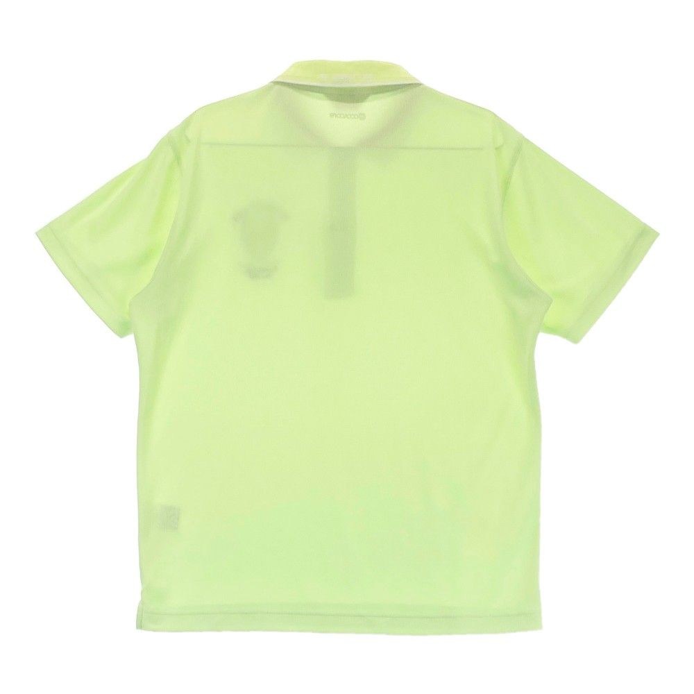 adabat メンズ　ゴルフウェア　ポロシャツ　グリーン アダバット adabat UVカット／吸水速乾／遮熱ゴルフ場デザイン