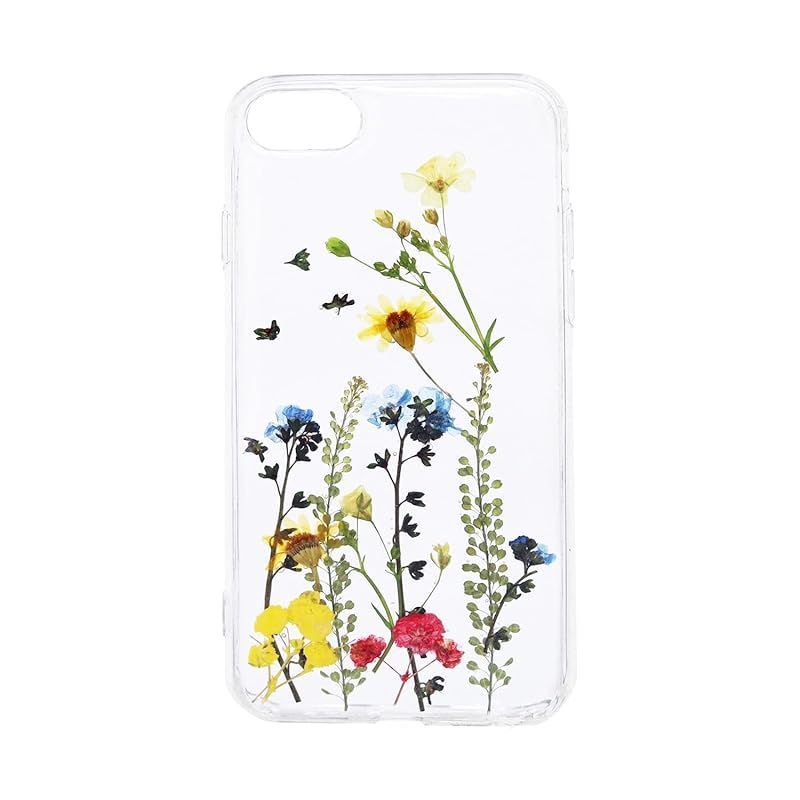 [テキスタリアン] 押し花 iPhoneケース カラフル iPhoneSE(第3/2世代)/8/7 aa-1260all-aa-1262