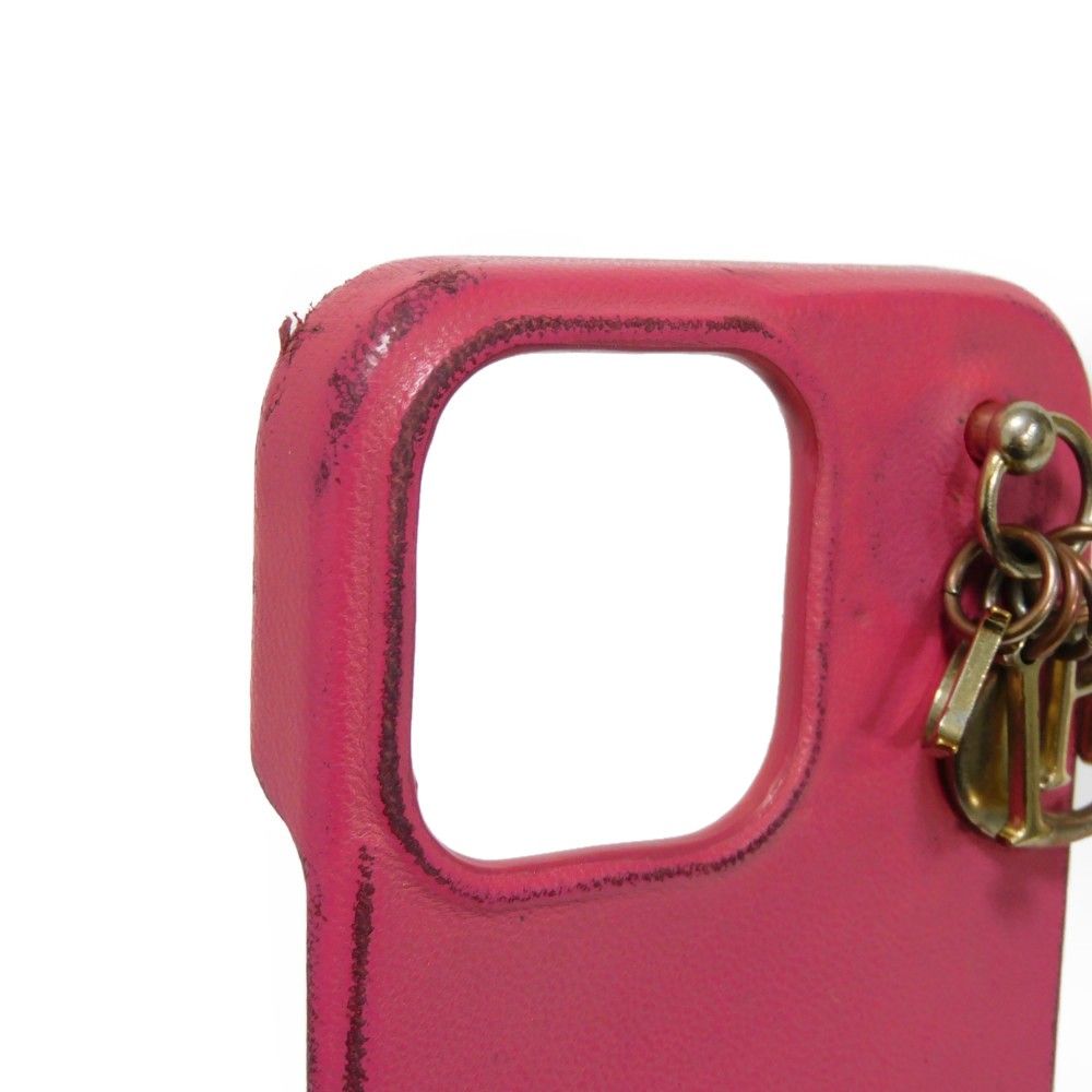 Dior ディオール LADY DIOR iPhone 13 PRO ケース ロゴチャーム