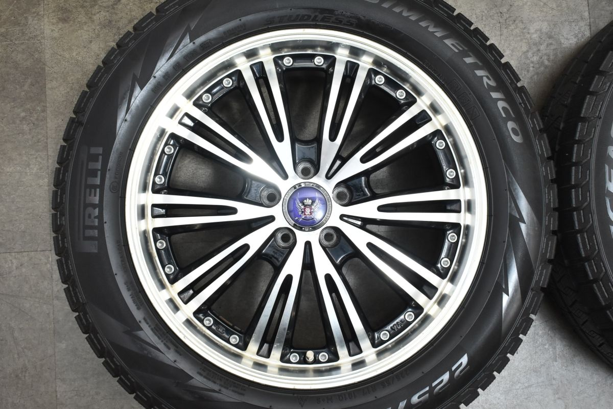 交換用に】シュタイナー 17in 7J +50 PCD100 ピレリ アイス 