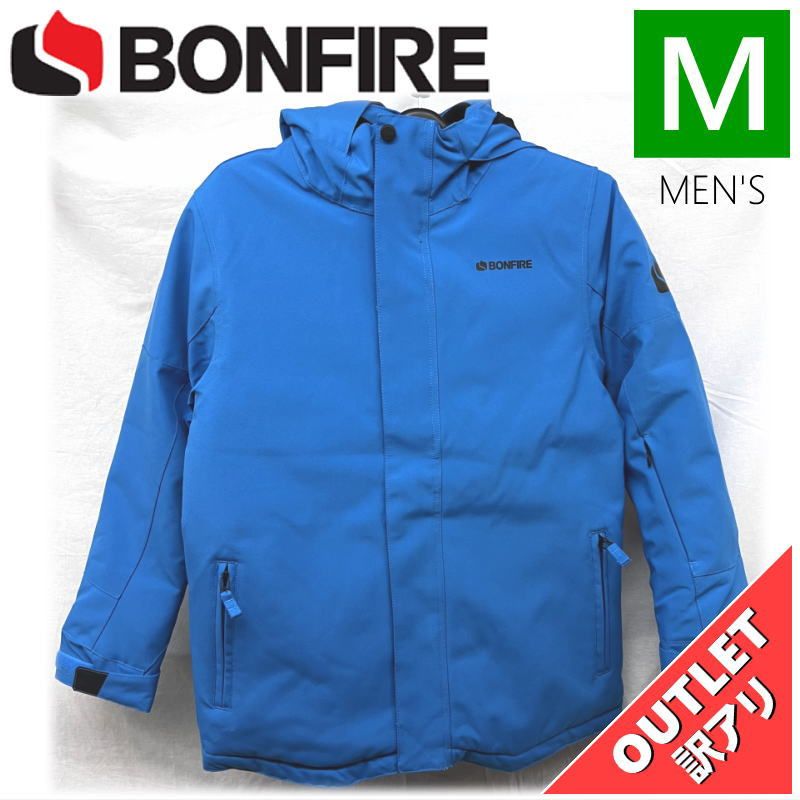 【OUTLET】 ジュニア[Mサイズ] BONFIRE YOUTH STRATA JKT カラー:CYAN Mサイズ  子供用 スノーボード スキー アウトレット