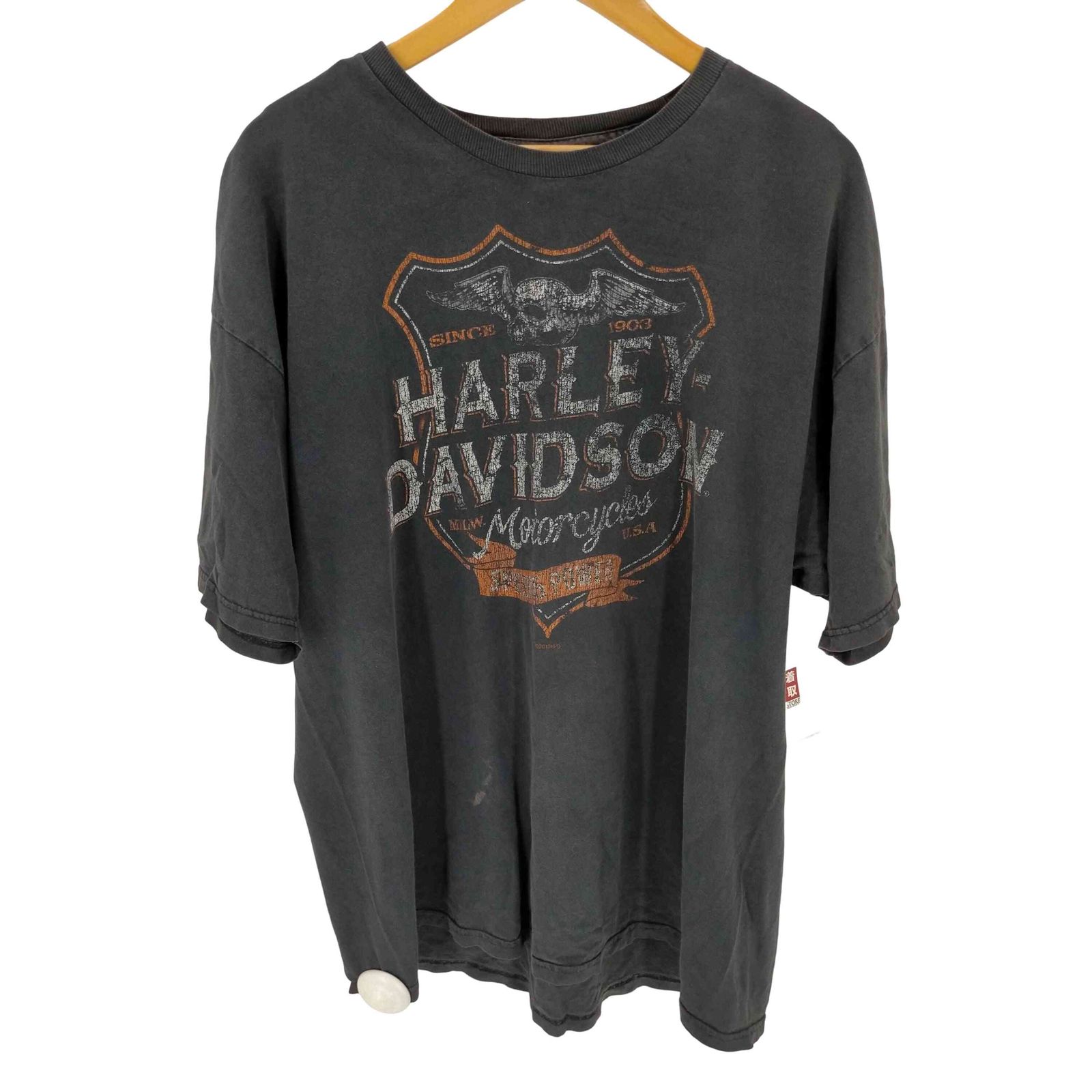 ハーレーダビッドソン HARLEY-DAVIDSON メキシコ製 プリントクルーネックTシャツ メンズ 表記無 