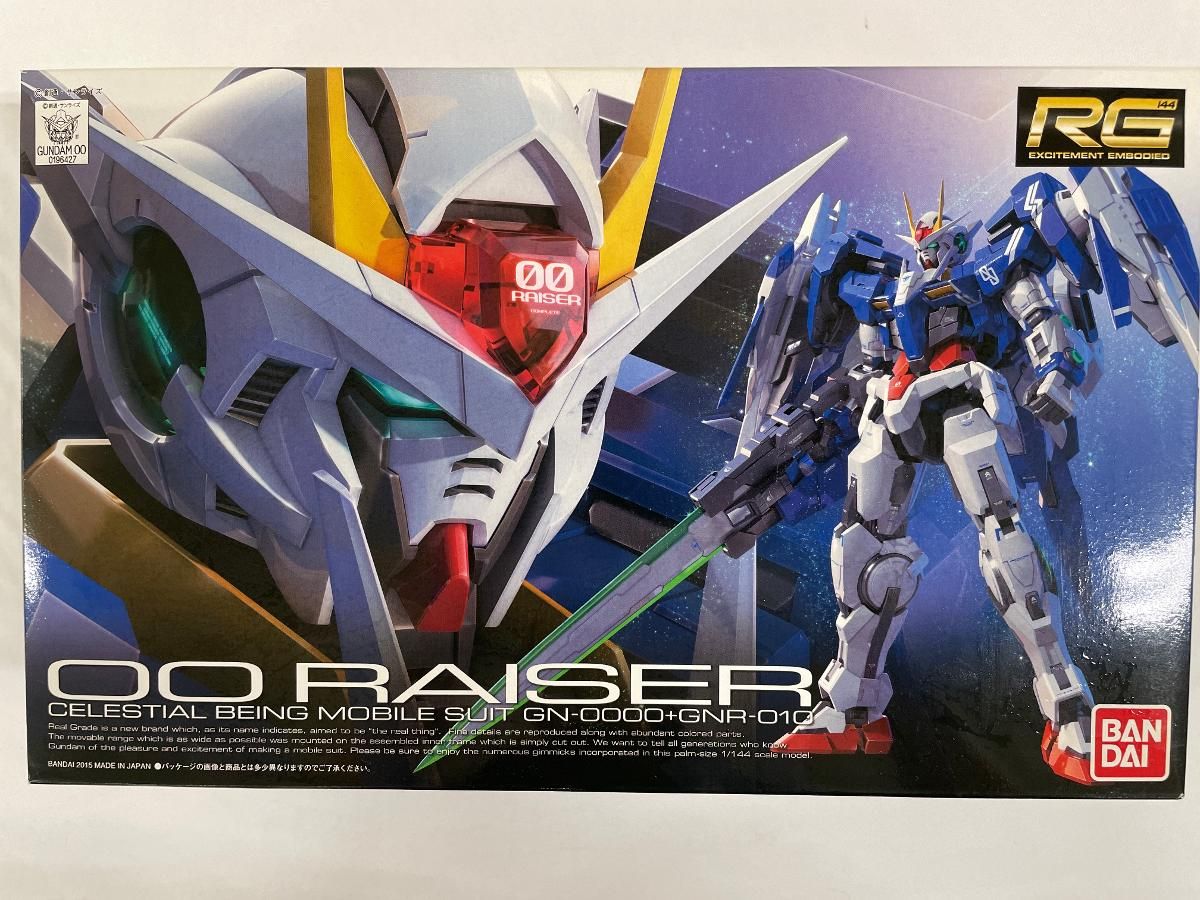 【未開封】RG 1/144 GN-000+GNR-010 ダブルオーライザー (機動戦士ガンダム00) RG 1/144 GN-0000+GNR-010 ダブルオーライザー｜バンダイ ホビー