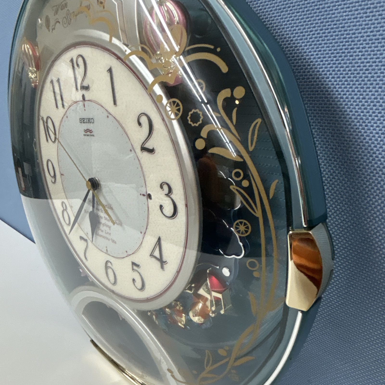 I384 ? SEIKO メロディ時計 掛け時計 電波時計 からくり時計 ⭐ 動作 