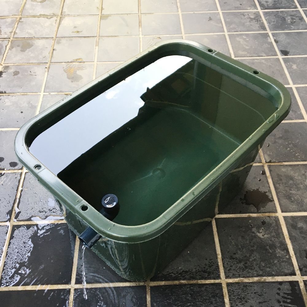 メダカ飼育ケース 36㍑x4個【4色あり】大雨対策機能付きメダカ飼育容器