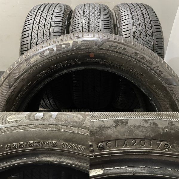 BS BRIDGESTONE ECOPIA H/L 422 plus 235/55R18 18インチ 夏タイヤ 4本 