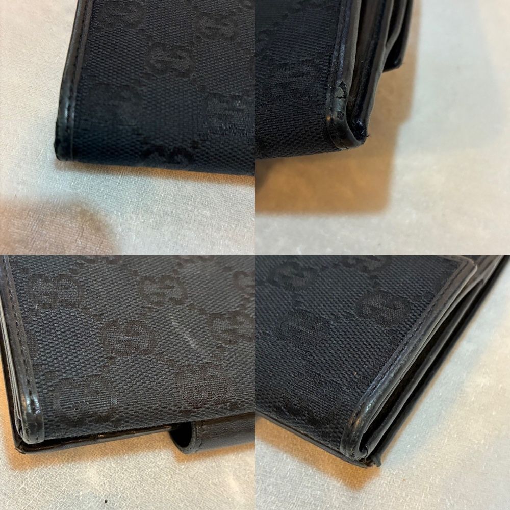 グッチ GUCCI GGキャンバス Wホック コンパクトウォレット 2