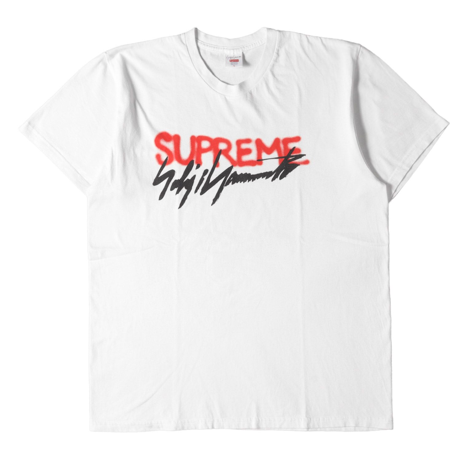 Tシャツ/カットソー(半袖/袖なし)Lサイズ Supreme Yohji Yamamoto LogoTee 白