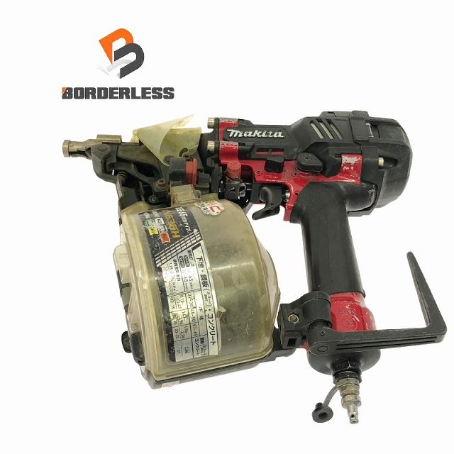 makita マキタ 65mm 高圧 エア釘打機 AN636H 赤 エア釘打ち機 ロール釘打機 ロール釘打ち機 コイルネイラ 109196