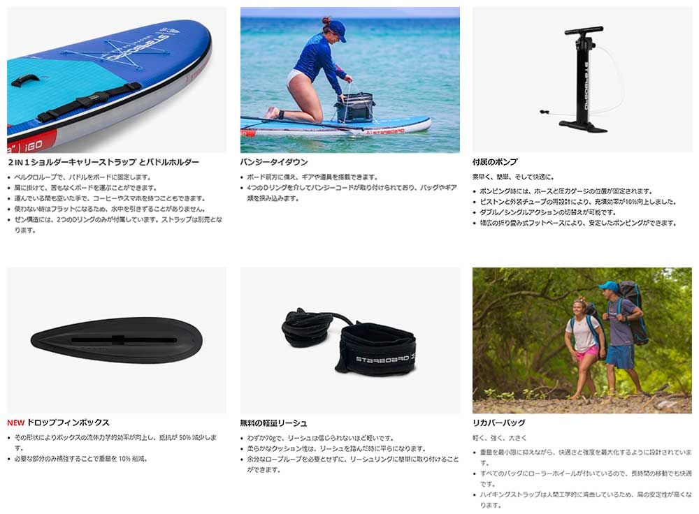 2024 STARBOARD 10'8 X 33 インフレータブル 2024 STARBOARD I GO DELUXE SINGLE CHAMBER 10'8 X 33 / スターボード