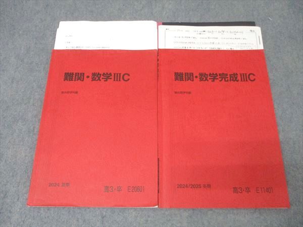 駿台 難関・数学/完成IIIC テキストセット 2024 夏期/冬期 計2冊 永島豪 021S0D 駿台 難関・数学/完成IIIC テキストセット 2024 夏期/冬期 計2冊