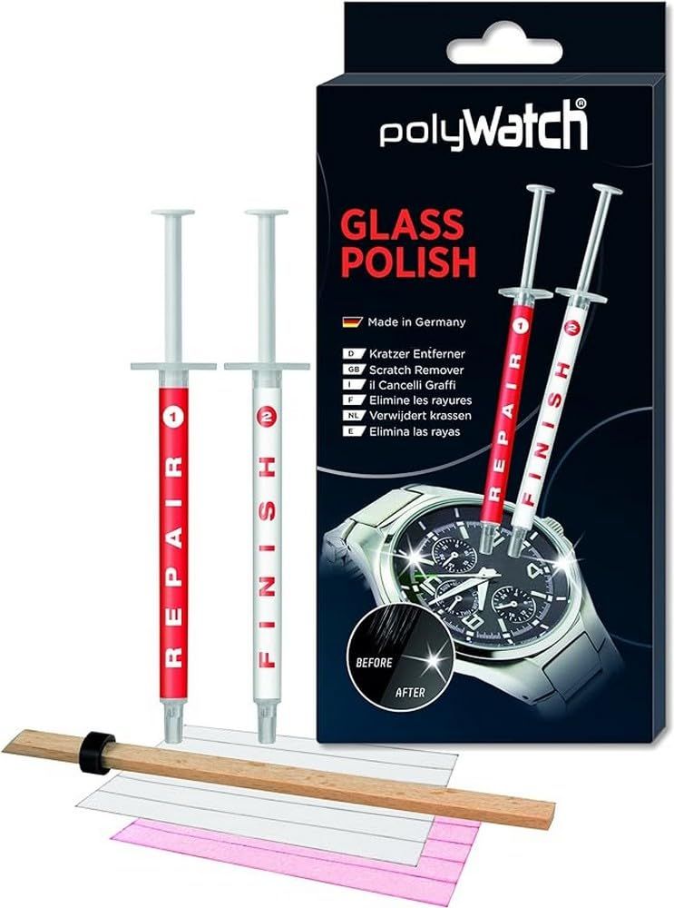 【特価商品】Polywatch ガラス用ポリッシュ (ポリーウォッチ) 各種ガラスの傷用リムーバー サファイアスクラッチリムーバー 携帯電話の画面修理