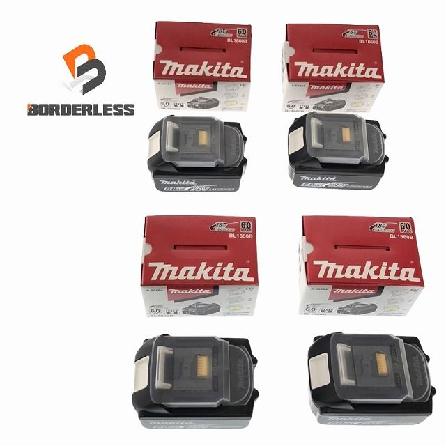 MAKITA BL1860B 6個セット　新品未開封 未使用品】☆純正品☆マキタ(makita) リチウムイオンバッテリー