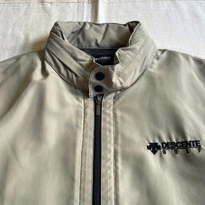 y2k テック系 DESCENTE ナイロンジャケット フーディー L オールド