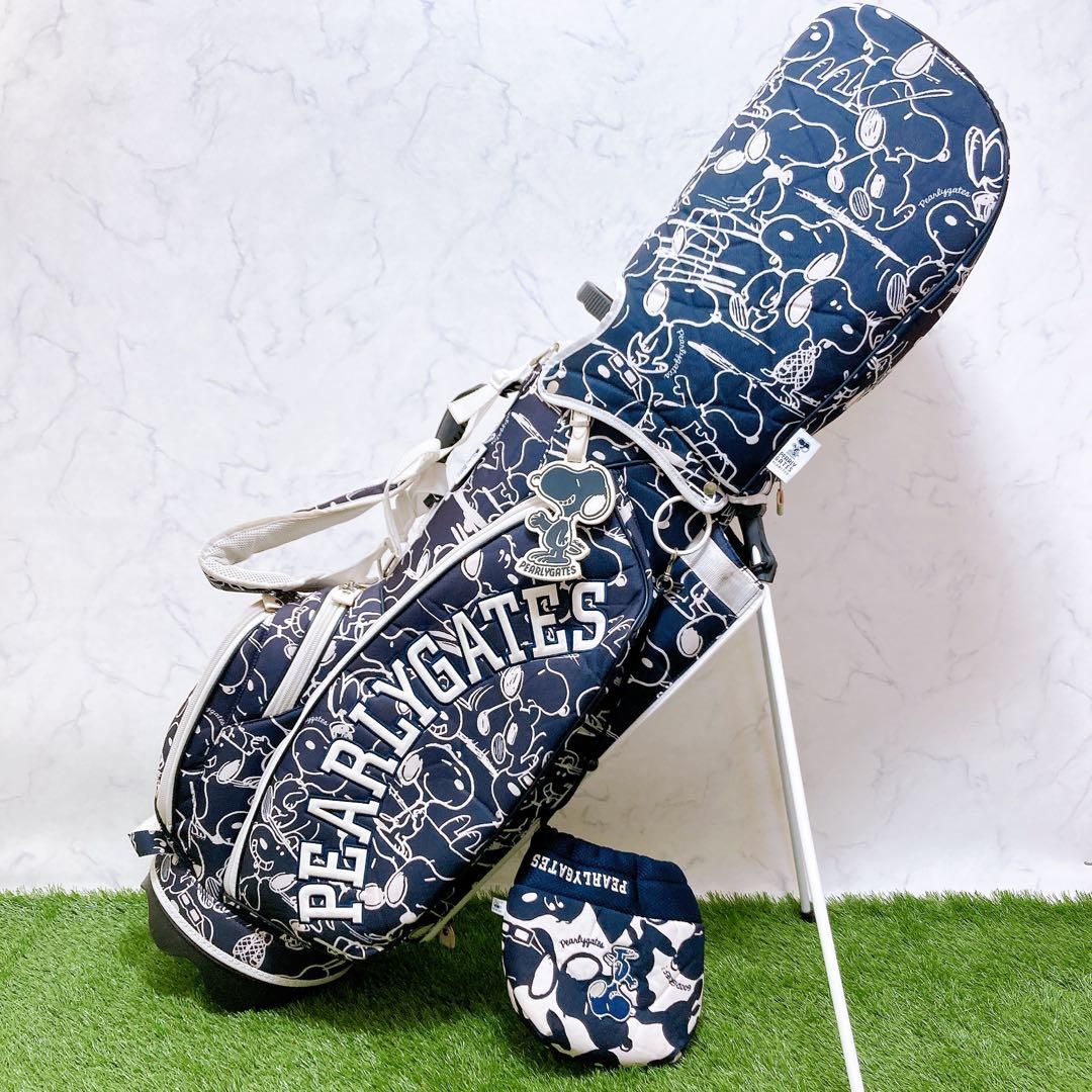 パーリーゲイツ コラボスヌーピー キャディバッグ ゴルフクラブケース