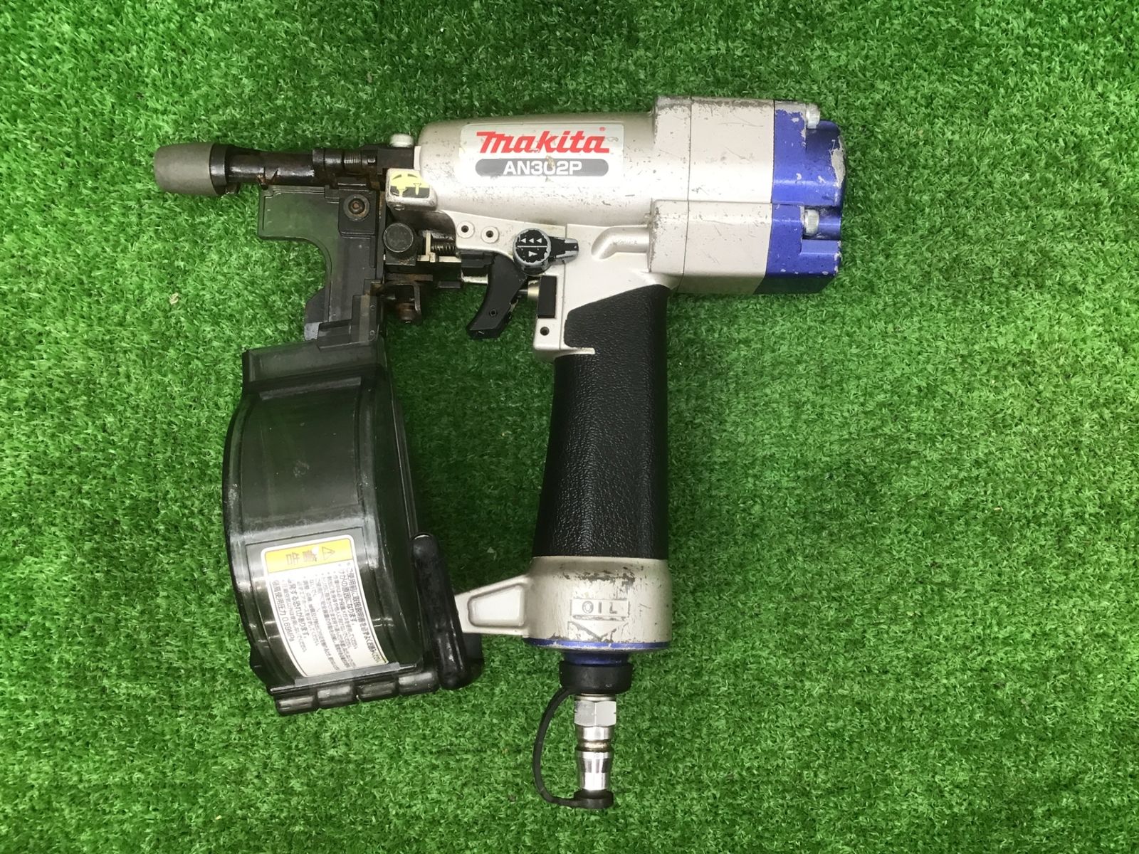 軽い 動作品 マキタmakita♪常圧エアポケット釘打ち機 AN302P♪アクトツール富山店♪C