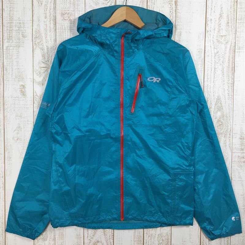 MENs S アウトドアリサーチ ヘリウム 2 ジャケット HELIUM II JACKET Pertex Shield 2.5L 防水透湿 レインシェル フーディ OUTDOOR RESEARCH 55230 ブルー系