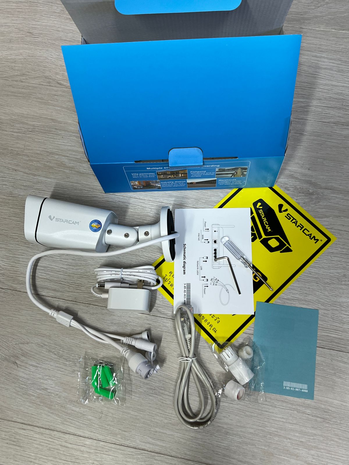 未使用防犯カメラ4台セット 未使用 ANRAN 防犯 監視 カメラ