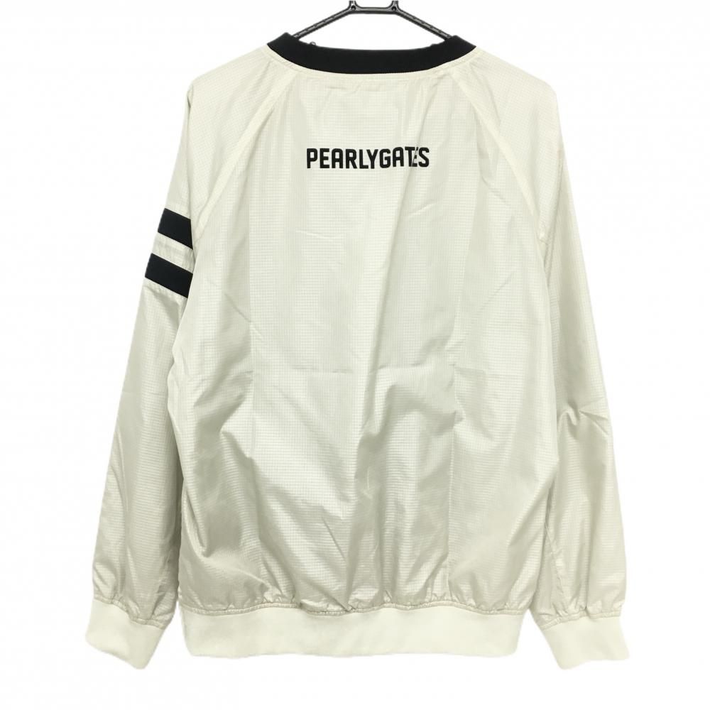 パーリーゲイツ スニード 白 チェック 袖2ラインネイビー ブルゾン メンズ 5 L ゴルフウェア PEARLY GATES