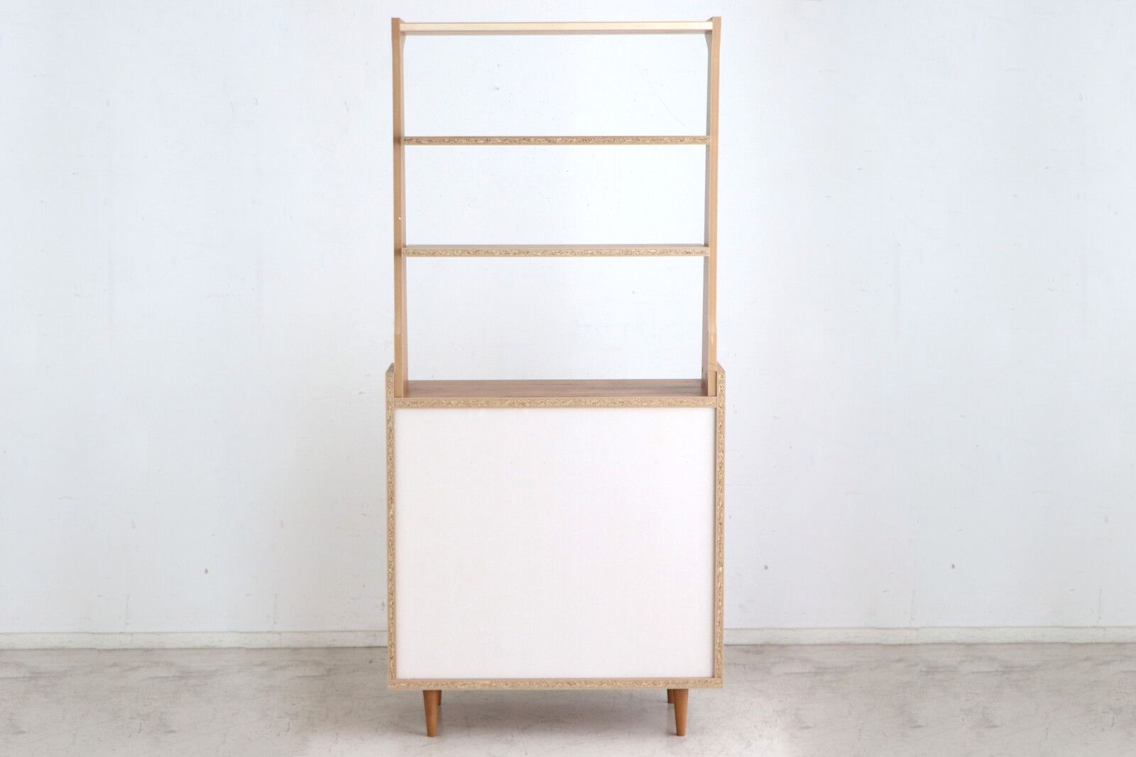 取付無料！マスターウォール スカラ デニムラック 北欧風天然木ラダー