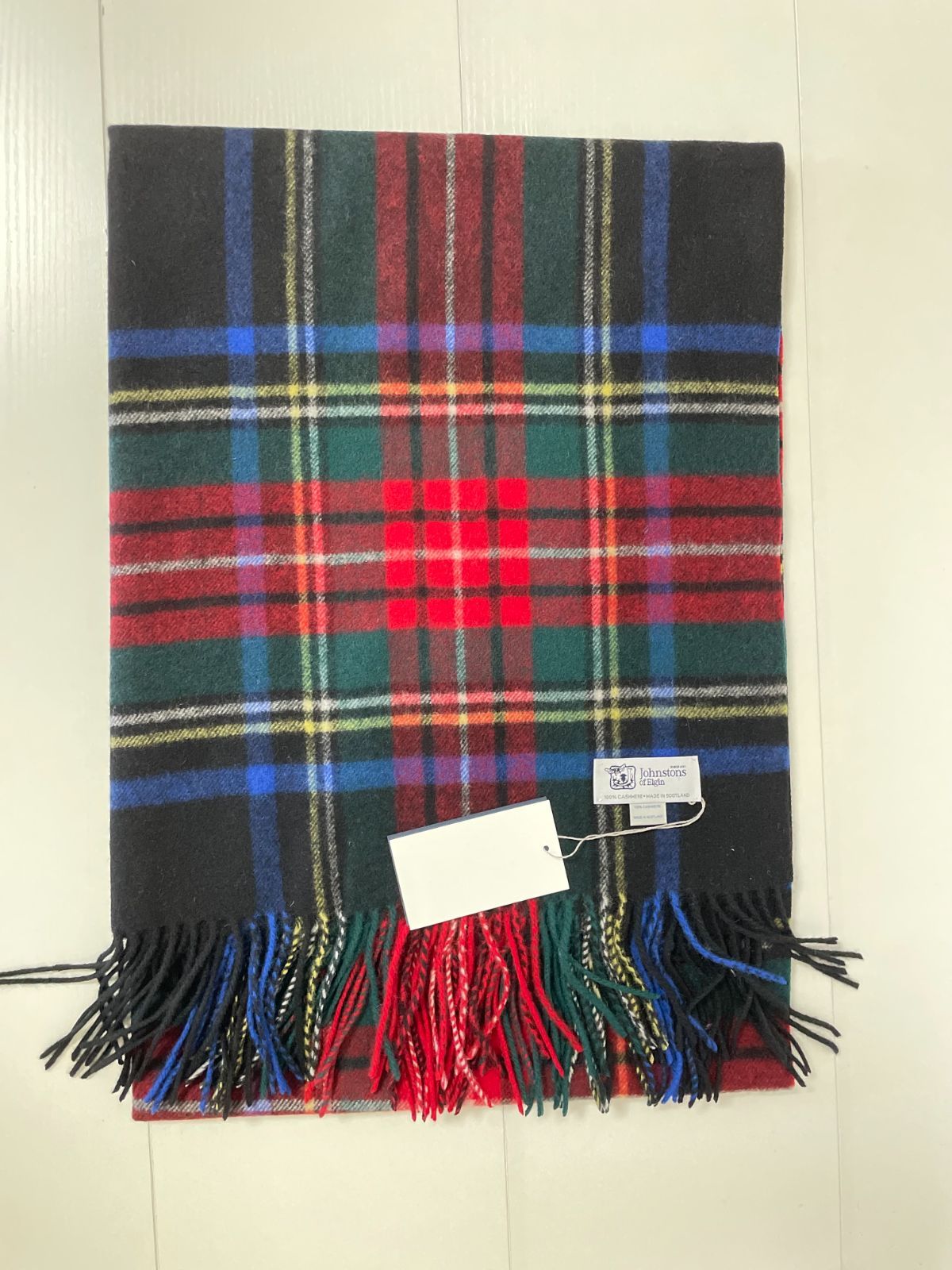 美品 Johnstons of Elgin 大判 マフラー カシミヤ100% johnstons of elgin カシミアマフラー カシミヤ 100% johnstons of