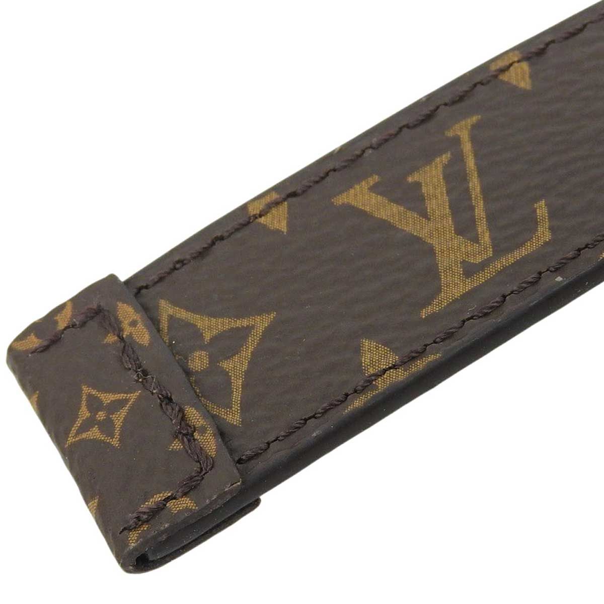 美品　Louis Vuitton モノグラムレザーベルト Louis Vuitton モノグラムレザーベルト - メルカリ