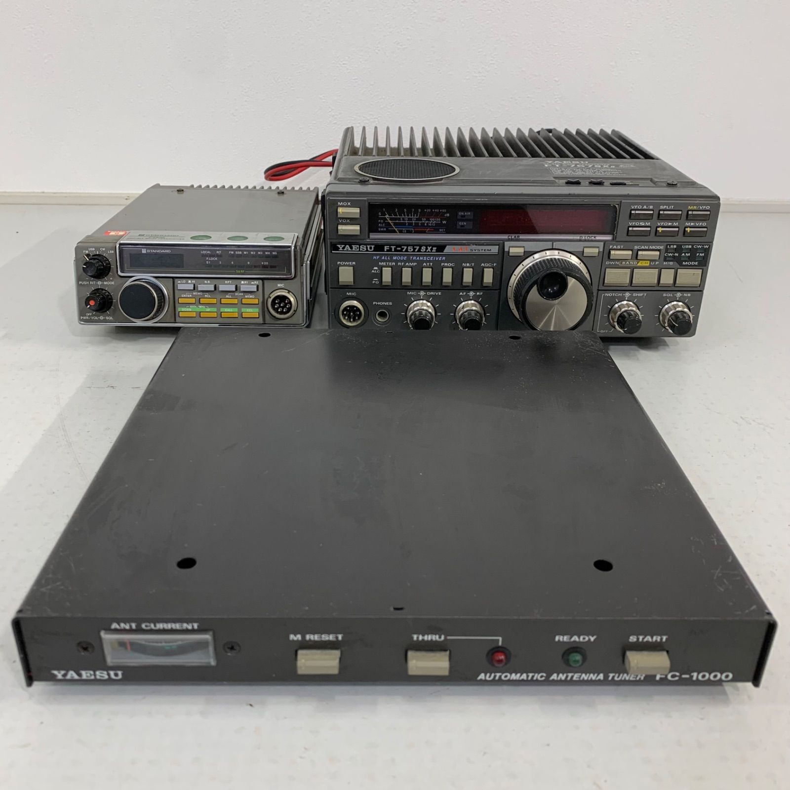 YAESU FT-757SXⅡ YAESU transceiver FT-757SXⅡ antenna tuner FC-1000 standard