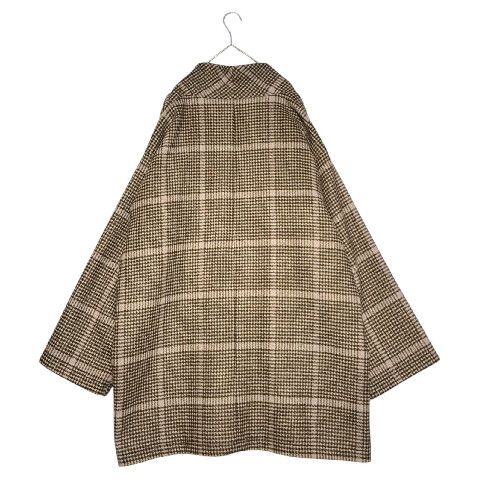 ATHA(アタ) BIG CHECK NORAGI COAT ビッグ チェック ノラギ コート A  