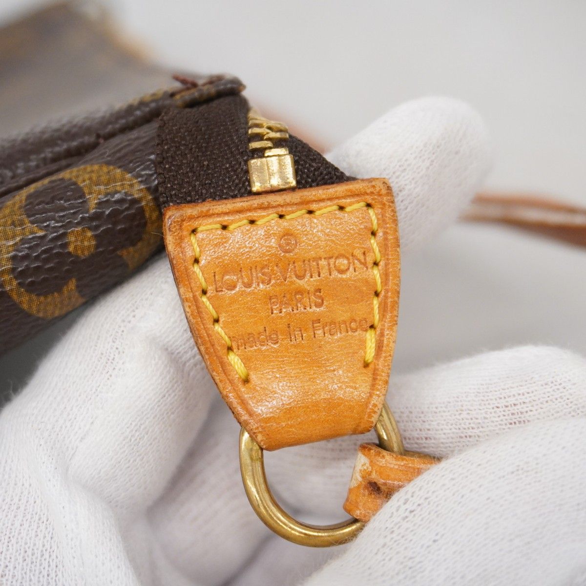 LOUIS VUITTON ルイヴィトン モノグラム アクセサリーポーチ ブラウン  